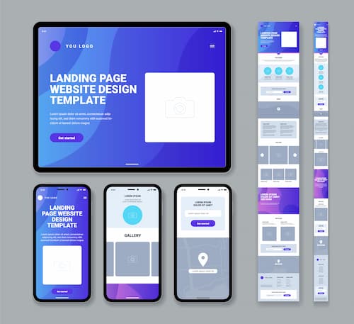 landing page website
