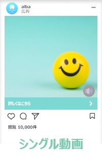 Instagram-シングル動画